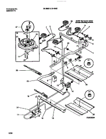 03 - Burner parts for Frigidaire Range 30-4942-00-03 from AppliancePartsPros.com