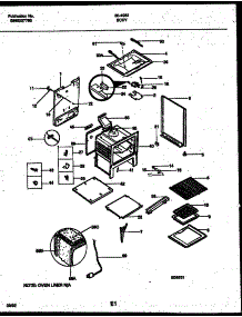 04 - Body Parts parts for Frigidaire Range 30-4932-23-01 from AppliancePartsPros.com