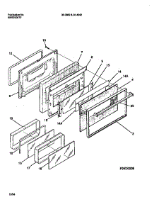 06 - Door parts for Frigidaire Range 30-4942-00-03 from AppliancePartsPros.com