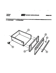 04 - Drawer Parts parts for Frigidaire Range 30-4979-23-01 from AppliancePartsPros.com