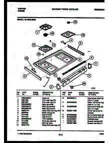 03 - Cooktop Parts parts for Frigidaire Range 30-4980-08-05 from AppliancePartsPros.com