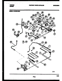 05 - Burner, Manifold And Gas Control parts for Frigidaire Range 30-4980-08-05 from AppliancePartsPros.com