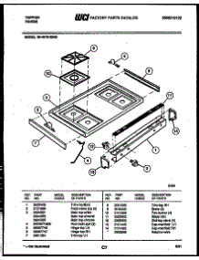03 - Cooktop Parts parts for Frigidaire Range 30-4979-00-03 from AppliancePartsPros.com