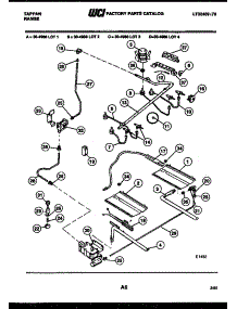 05 - Burner, Manifold And Gas Control parts for Frigidaire Range 30-4988-23-04 from AppliancePartsPros.com