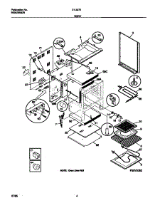 03 - Body parts for Frigidaire Range 31-3972-00-03 from AppliancePartsPros.com