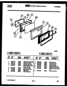 06 - Door Parts parts for Frigidaire Range 31-4668-66-04 from AppliancePartsPros.com
