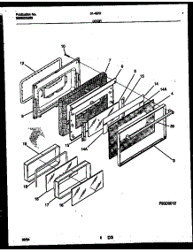 05 - Door Parts parts for Frigidaire Range 31-4972-00-01 from AppliancePartsPros.com