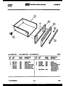 07 - Drawer Parts parts for Frigidaire Range 31-4667-23-03 from AppliancePartsPros.com