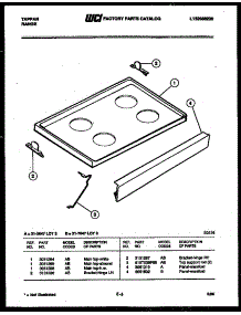 06 - Body Parts parts for Frigidaire Range 31-4998-00-01 from AppliancePartsPros.com