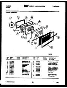 04 - Door Parts parts for Frigidaire Range 31-4999-00-01 from AppliancePartsPros.com