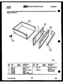 05 - Drawer Parts parts for Frigidaire Range 31-4979-00-01 from AppliancePartsPros.com