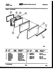 04 - Door Parts parts for Frigidaire Range 32-1009-23-06 from AppliancePartsPros.com