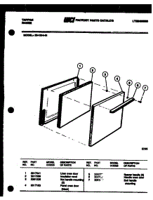06 - Door Parts parts for Frigidaire Range 32-1014-00-01 from AppliancePartsPros.com