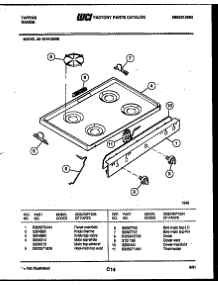03 - Cooktop Parts parts for Frigidaire Range 32-1019-00-06 from AppliancePartsPros.com