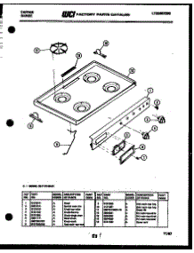 03 - Cooktop Parts parts for Frigidaire Range 32-1117-66-01 from AppliancePartsPros.com