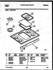 03 - Cooktop Parts parts for Frigidaire Range 36-3061-23-02 from AppliancePartsPros.com
