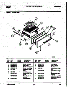 05 - Broiler Drawer Parts parts for Frigidaire Range 36-3061-23-02 from AppliancePartsPros.com