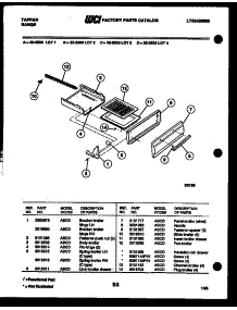 06 - Broiler Drawer Parts parts for Frigidaire Range 32-2538-23-01 from AppliancePartsPros.com