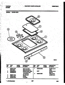 03 - Cooktop Parts parts for Frigidaire Range 36-3061-00-01 from AppliancePartsPros.com