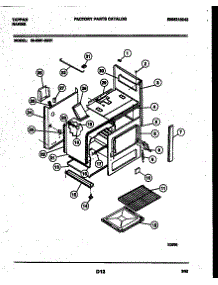 07 - Body Parts parts for Frigidaire Range 36-3061-00-01 from AppliancePartsPros.com