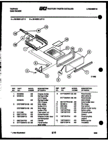 06 - Broiler Drawer Parts parts for Frigidaire Range 36-3032-23-05 from AppliancePartsPros.com