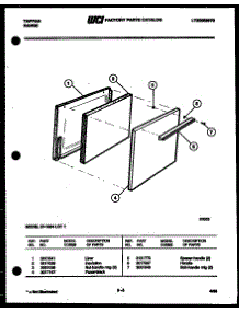 03 - Door Parts parts for Frigidaire Range 37-1004-00-01 from AppliancePartsPros.com
