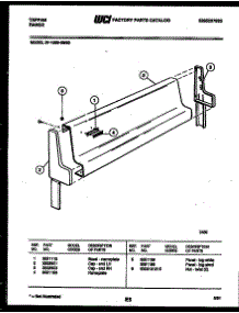 03 - Backguard parts for Frigidaire Range 37-1039-00-03 from AppliancePartsPros.com