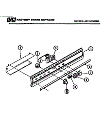 03 - Control  Panel parts for Frigidaire Range 37-1042-00-05 from AppliancePartsPros.com