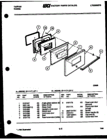 04 - Door Parts parts for Frigidaire Range 37-1117-66-01 from AppliancePartsPros.com