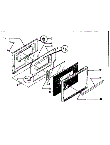 07 - Door Parts parts for Frigidaire Range 37-1272-23-02 from AppliancePartsPros.com