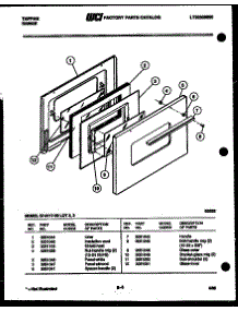 04 - Door Parts parts for Frigidaire Range 37-0117-23-03 from AppliancePartsPros.com