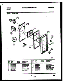 08 - Control Panel parts for Frigidaire Range 72-3651-23-05 from AppliancePartsPros.com