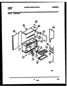 10 - Upper Body Parts parts for Frigidaire Range 72-3651-23-05 from AppliancePartsPros.com