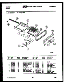 04 - Broiler Drawer Parts parts for Frigidaire Range 32-2539-00-01 from AppliancePartsPros.com