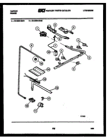 06 - Burner, Manifold And Gas Control parts for Frigidaire Range 32-2539-00-01 from AppliancePartsPros.com