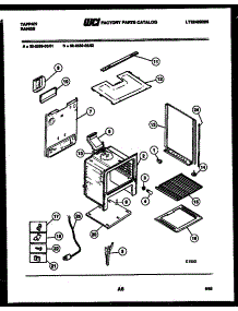 07 - Body Parts parts for Frigidaire Range 32-2539-00-01 from AppliancePartsPros.com