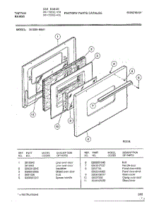 Functional parts for Tappan Range 36-3281-01 from AppliancePartsPros.com