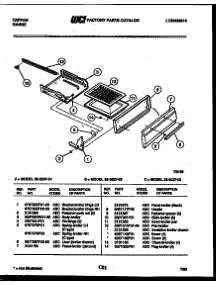 06 - Broiler Drawer Parts parts for Frigidaire Range 32-2637-23-03 from AppliancePartsPros.com