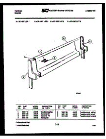 03 - Backguard parts for Frigidaire Range 37-1007-66-02 from AppliancePartsPros.com