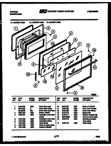 03 - Door Parts parts for Frigidaire Range 32-2757-00-03 from AppliancePartsPros.com