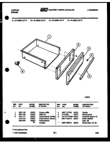 05 - Drawer Parts parts for Frigidaire Range 31-6238-23-06 from AppliancePartsPros.com