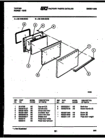 04 - Door Parts parts for Frigidaire Range 32-1009-23-05 from AppliancePartsPros.com