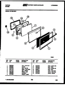 05 - Door Parts parts for Frigidaire Range 32-1029-00-01 from AppliancePartsPros.com