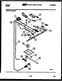 07 - Burner, Manifold And Gas Control parts for Frigidaire Range 32-1029-00-01 from AppliancePartsPros.com