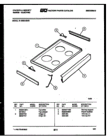 05 - Cooktop Parts parts for Frigidaire Range 31-6969-23-02 from AppliancePartsPros.com