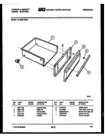 07 - Drawer Parts parts for Frigidaire Range 31-6969-23-02 from AppliancePartsPros.com