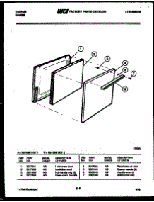04 - Door Parts parts for Frigidaire Range 32-1008-00-01 from AppliancePartsPros.com