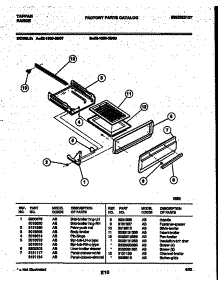 04 - Broiler Drawer Parts parts for Frigidaire Range 32-1039-23-08 from AppliancePartsPros.com