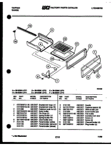 05 - Broiler Drawer Parts parts for Frigidaire Range 30-6238-66-01 from AppliancePartsPros.com