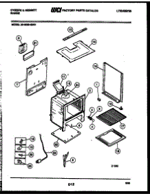 07 - Body Parts parts for Frigidaire Range 30-6539-00-01 from AppliancePartsPros.com